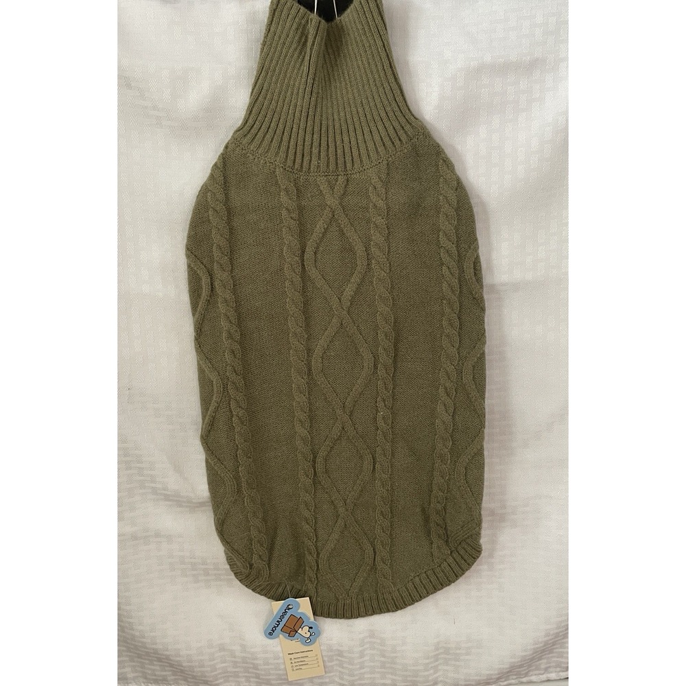 Queenmore Brand Dog Sweater - XL Army Green - New